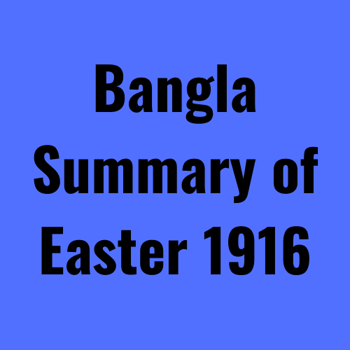 Bangla Summary of Easter 1916