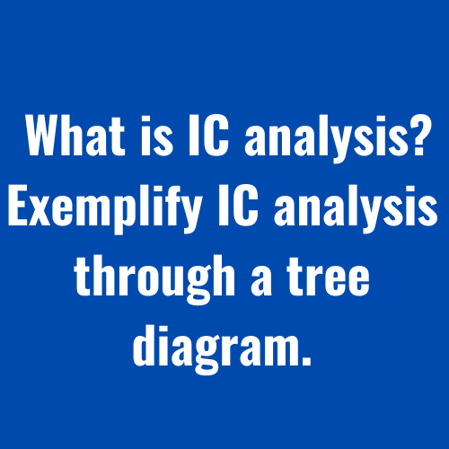 What is IC Analysis